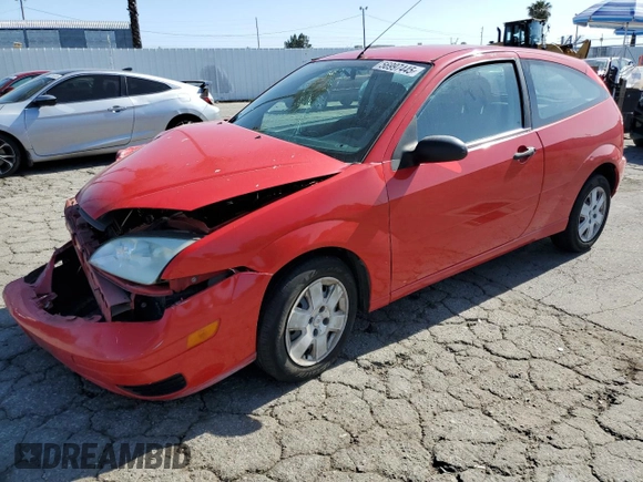 2007 Ford Focus S with VIN 1FAHP31N27W286022, listed as a Copart auction lot 56997445 with 112,157 mi miles and Salvage title. Bid and sale history available at DreamBid. Image 1.