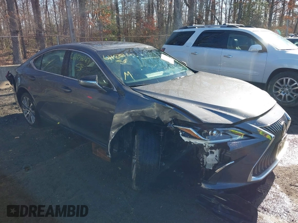 2020 Lexus ES with VIN 58ADZ1B11LU058221, listed as a IAAI auction lot 41838147 with 23,921 mi miles. Bid and sale history available at carsss.com. Image 1.