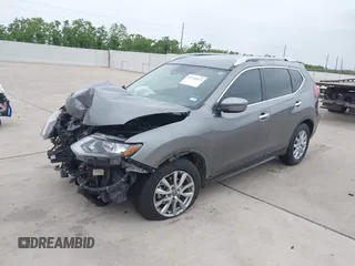 2019 Nissan Rogue SV with VIN KNMAT2MT5KP559355, listed as a IAAI auction lot 42196013 with 83,908 mi miles and . Bid and sale history available at DreamBid. Image 17.