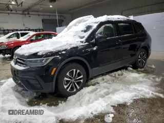 2024 Volkswagen Tiguan S with VIN 3VVFB7AX0RM137377, listed as a Copart auction lot 45110745 with Not Provided miles and Salvage Title. Bid and sale history available at DreamBid. Image 1.
