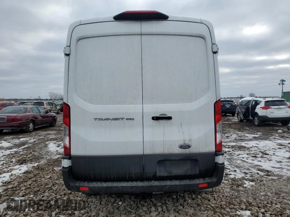 2023 Ford Transit Cargo with VIN 1FTBR1C8XPKB74159, listed as a Copart auction lot 86372424 with 19,082 mi miles and Salvage Title. Bid and sale history available at carsss.com. Image 6.