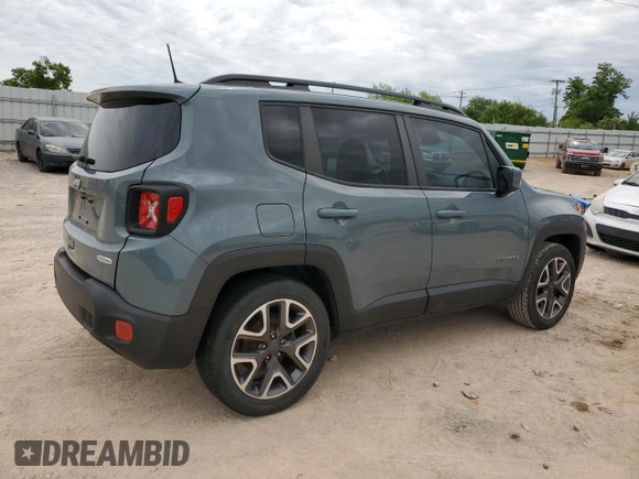 2018 Jeep Renegade Latitude with VIN ZACCJABB2JPH60991, listed as a Copart auction lot 55879785 with 109,458 mi miles and Clean Title. Bid and sale history available at carsss.com. Image 3.