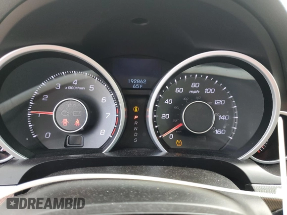 2010 Acura TL Tech with VIN 19UUA8F56AA017687, listed as a Copart auction lot 53167855 with 192,862 mi miles and Salvage Title. Bid and sale history available at carsss.com. Image 9.