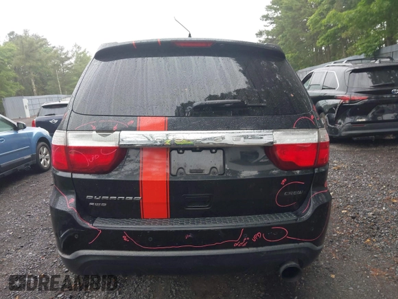 2013 Dodge Durango Crew with VIN 1C4RDJDG8DC675527, listed as a IAAI auction lot 42452197 with 184,981 mi miles and . Bid and sale history available at DreamBid. Image 16.