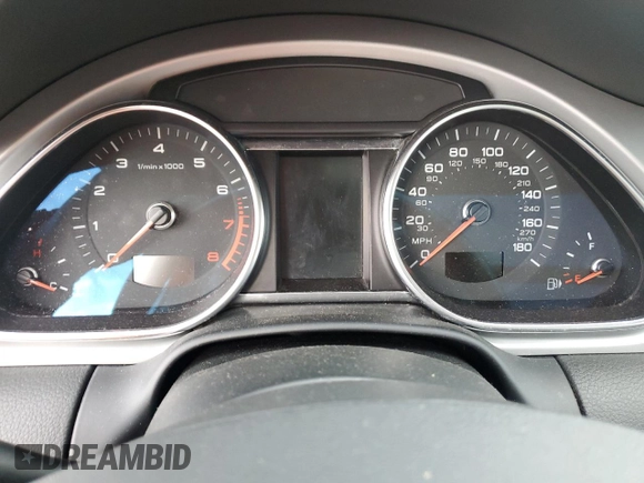 2012 Audi Q7 Premium Plus with VIN WA1LGAFE8CD002054, listed as a Copart auction lot 61968375 with Not provided miles and Salvage title. Bid and sale history available at DreamBid. Image 9.