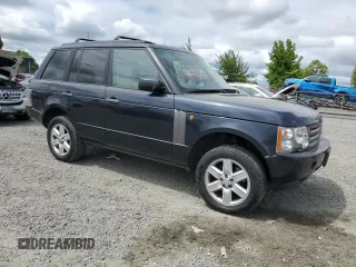 2005 Land Rover Range Rover HSE with VIN SALME11435A188453, listed as a Copart auction lot 59222005 with 198,400 mi miles and Salvage title. Bid and sale history available at DreamBid. Image 4.