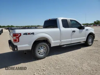 2018 Ford F-150 XL with VIN 1FTFX1E52JKE93864, listed as a Copart auction lot 55618805 with 157,540 mi miles and Clean Title. Bid and sale history available at DreamBid. Image 3.