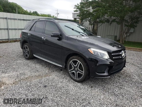 2018 Mercedes-Benz GLE 350 with VIN 4JGDA5JB2JB147613, listed as a Copart auction lot 58552385 with 93,788 mi miles and Salvage title. Bid and sale history available at DreamBid. Image 4.