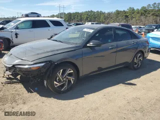 2025 Hyundai Elantra SEL Sport with VIN KMHLM4DG9SU935041, listed as a Copart auction lot 47364845 with 106 mi miles and Salvage Title. Bid and sale history available at carsss.com. Image 1.