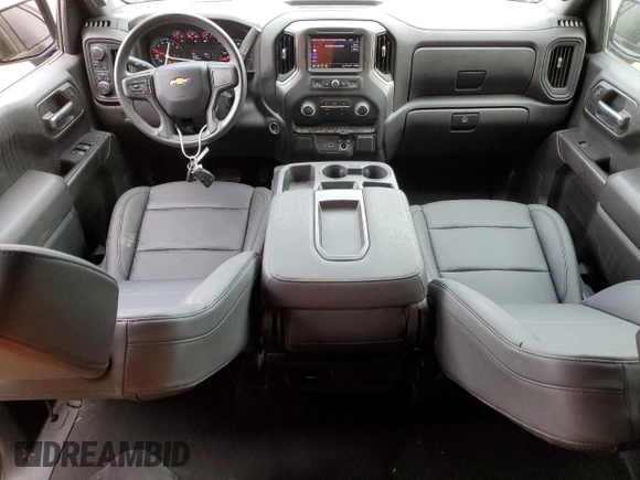 2024 Chevrolet Silverado 1500 with VIN 3GCPDAEK5RG164405, listed as a Copart auction lot 47142305 with 24,213 mi miles and Salvage Title. Bid and sale history available at DreamBid. Image 8.