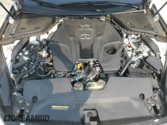2019 Infiniti Q50 Luxe z VIN JN1EV7AP1KM512411, wystawiony jako Copart lot #59749125 z przebiegiem 83 347 mil mil oraz Szkoda całkowita • Salvage title. Historia ofert i sprzedaży dostępna na DreamBid. Obrazek 11.