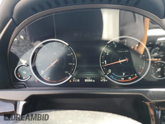 2016 BMW X6 xDrive50i with VIN 5UXKU6C52G0S82464, listed as a Copart auction lot 63145703 with 80,064 mi miles. Bid and sale history available at carsss.com. Image 9.