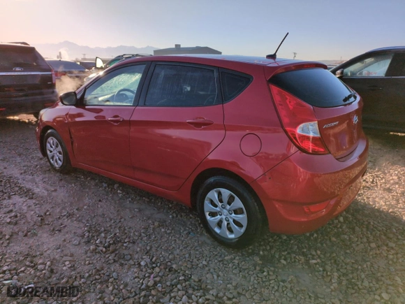 2017 Hyundai Accent SE with VIN KMHCT5AE7HU325319, listed as a Copart auction lot 48227615 with 117,000 mi miles and Salvage Title. Bid and sale history available at carsss.com. Image 2.