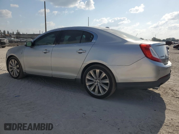 2013 Lincoln MKS EcoBoost with VIN 1LNHL9FT4DG617152, listed as a Copart auction lot 53295465 with 167,828 mi miles and Clean Title. Bid and sale history available at carsss.com. Image 2.