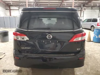 2015 Nissan Quest S with VIN JN8AE2KP4F9134000, listed as a Copart auction lot 42636974 with 121,106 mi miles. Bid and sale history available at carsss.com. Image 6.