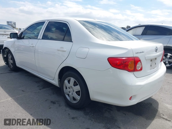 2009 Toyota Corolla with VIN JTDBL40E09J038659, listed as a IAAI auction lot 41889170 with 193,008 mi miles. Bid and sale history available at carsss.com. Image 14.