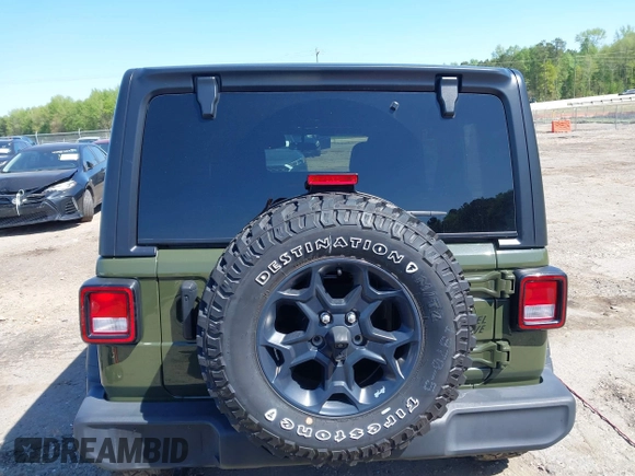 2023 Jeep Wrangler Sport S with VIN 1C4HJXDN0PW695795, listed as a IAAI auction lot 41974691 with 32,734 mi miles and . Bid and sale history available at DreamBid. Image 16.