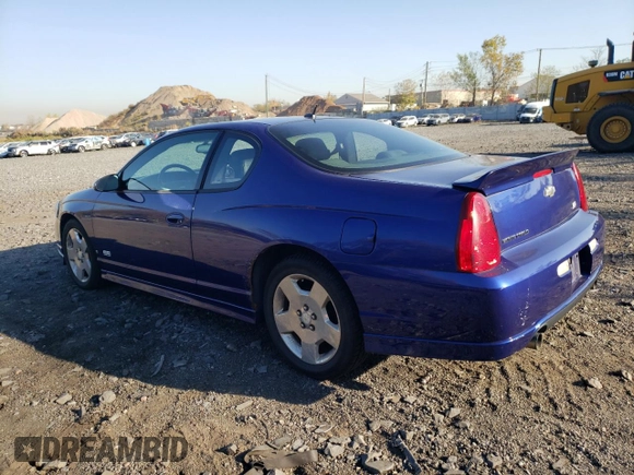 2006 Chevrolet Monte Carlo SS with VIN 2G1WL15C269425835, listed as a Copart auction lot 76843484 with 100,597 mi miles and Clean Title. Bid and sale history available at carsss.com. Image 2.