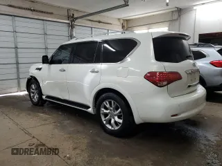 2013 Infiniti QX56 with VIN JN8AZ2NF8D9530371, listed as a Copart auction lot 79026334 with 117,131 mi miles and Salvage Title. Bid and sale history available at carsss.com. Image 2.
