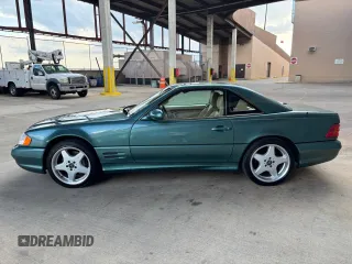 2002 Mercedes-Benz SL 500 with VIN WDBFA68F42F204673, listed as a Copart auction lot 56757525 with 32,967 mi miles and Clean title. Bid and sale history available at DreamBid. Image 14.