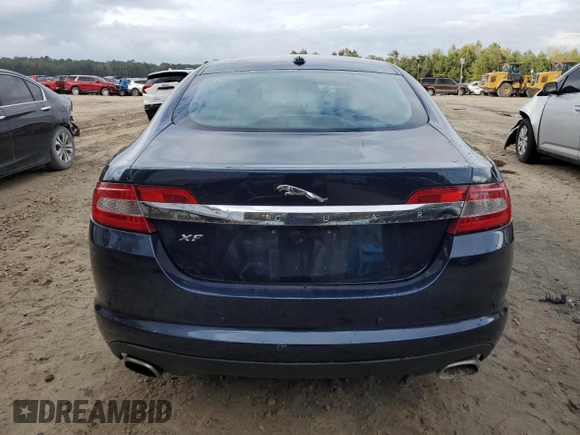 2010 Jaguar XF Premium Luxury with VIN SAJWA0GBXALR74276, listed as a Copart auction lot 79455534 with 0 mi miles and Salvage Title. Bid and sale history available at carsss.com. Image 6.