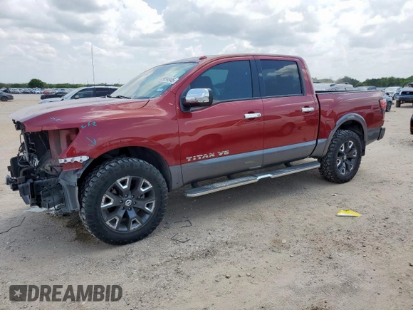 2020 Nissan Titan SL с VIN 1N6AA1ED5LN502137, выставлен на аукционе Copart как лот 59094945 с пробегом 42 241 миль миль и Списание • Salvage title. История ставок и продаж доступна на DreamBid. Изображение 1.