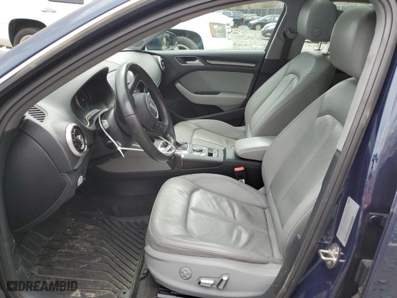 2017 Audi A3 Sportback e-tron Premium Plus with VIN WAUTPBFFXHA051153, listed as a Copart auction lot 49677464 with 40,283 mi miles. Bid and sale history available at carsss.com. Image 7.