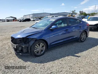 2018 Hyundai Elantra SEL with VIN 5NPD84LF9JH328863, listed as a Copart auction lot 53689475 with 77,309 mi miles and Salvage Title. Bid and sale history available at DreamBid. Image 1.