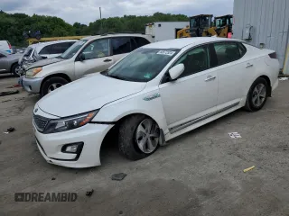 2016 Kia Optima Hybrid with VIN KNAGM4AD9G5092926, listed as a Copart auction lot 58572524 with 66,595 mi miles and Salvage Title. Bid and sale history available at carsss.com. Image 1.