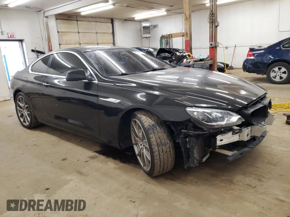 2013 BMW 6 Series 650i with VIN WBAYM9C58DDW20299, listed as a Copart auction lot 80785584 with Not Provided miles and Salvage Title. Bid and sale history available at carsss.com. Image 4.