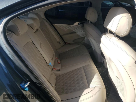 2019 Genesis G70 Dynamic with VIN KMTG34LE6KU015376, listed as a Copart auction lot 83714414 with 44,191 mi miles and Salvage Title. Bid and sale history available at DreamBid. Image 10.