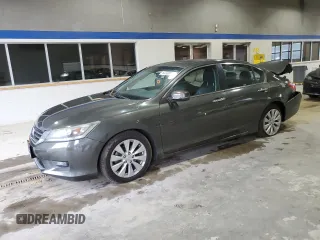 2014 Honda Accord Sedan EX-L with VIN 1HGCR2F8XEA159221, listed as a Copart auction lot 53328885 with 137,212 mi miles and Salvage Title. Bid and sale history available at carsss.com. Image 1.
