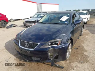 2008 Lexus IS with VIN JTHBK262582068025, listed as a IAAI auction lot 41911964 with 92,652 mi miles and . Bid and sale history available at carsss.com. Image 2.
