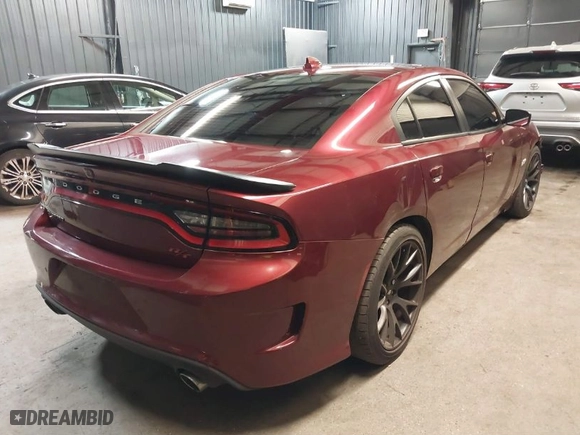 2018 Dodge Charger R/T Scat Pack with VIN 2C3CDXGJ6JH236937, listed as a IAAI auction lot 41613505 with NaN miles. Bid and sale history available at carsss.com. Image 4.