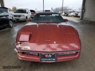 1987 Chevrolet Corvette with VIN 1G1YY3181H5107549, listed as a Copart auction lot 80636944 with 92,561 mi miles and Salvage Title. Bid and sale history available at carsss.com. Image 5.
