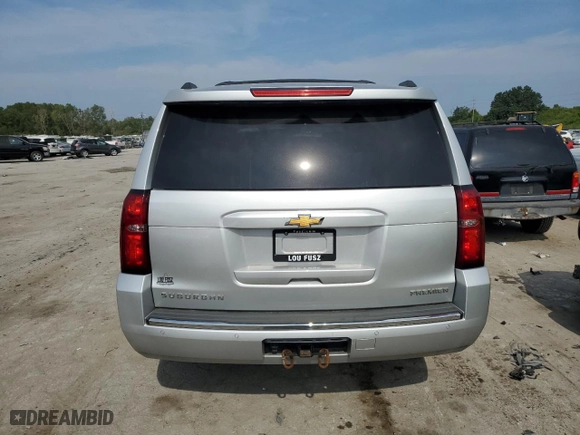 2020 Chevrolet Suburban Premier with VIN 1GNSKJKC0LR164243, listed as a Copart auction lot 70530624 with 0 mi miles and Salvage Title. Bid and sale history available at carsss.com. Image 6.