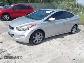 2013 Hyundai Elantra GLS with VIN KMHDH4AE4DU703817, listed as a IAAI auction lot 42377070 with 193,951 mi miles and . Bid and sale history available at DreamBid. Image 2.