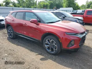 2022 Chevrolet Blazer RS with VIN 3GNKBKRS9NS116551, listed as a Copart auction lot 60444725 with 61,186 mi miles and Salvage title. Bid and sale history available at DreamBid. Image 4.