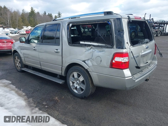2008 Ford Expedition EL Limited with VIN 1FMFK20518LA48639, listed as a IAAI auction lot 41655592 with 177,739 mi miles. Bid and sale history available at carsss.com. Image 3.