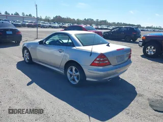2001 Mercedes-Benz SLK-Class with VIN WDBKK65F71F210921, listed as a IAAI auction lot 41718596 with 94,332 mi miles. Bid and sale history available at carsss.com. Image 3.