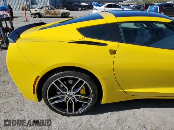 2016 Chevrolet Corvette Z51 3LT with VIN 1G1YL2D7XG5106944, listed as a Copart auction lot 46758305 with 24,802 mi miles and Salvage title. Bid and sale history available at DreamBid. Image 11.