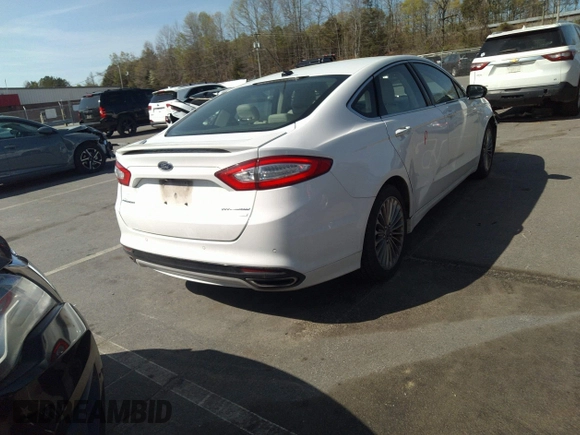 2016 Ford Fusion Titanium with VIN 3FA6P0K93GR347016, listed as a IAAI auction lot 41850780 with 215,872 mi miles and . Bid and sale history available at carsss.com. Image 4.