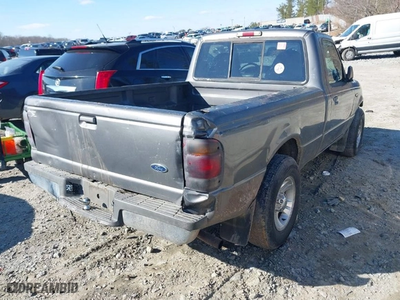 1998 Ford Ranger XL with VIN 1FTYR10C2WUC81681, listed as a IAAI auction lot 41622094 with 327,406 mi miles. Bid and sale history available at carsss.com. Image 4.