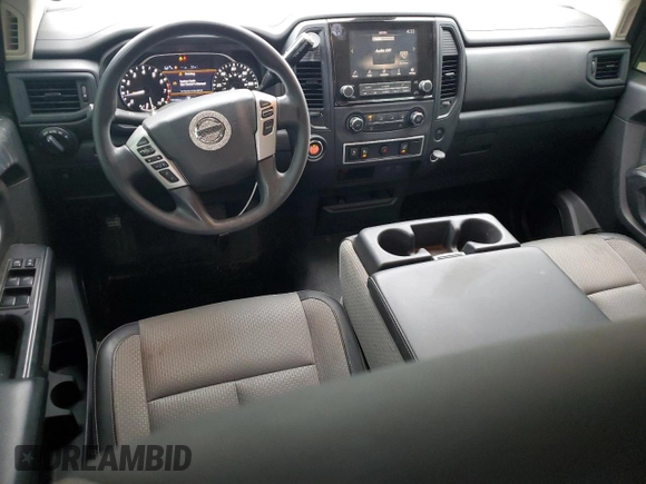 2021 Nissan Titan S z VIN 1N6AA1EE6MN517580, wystawiony jako Copart lot #86688904 z przebiegiem 56 660 mil mil oraz Czysty tytuł • Clean title. Historia ofert i sprzedaży dostępna na DreamBid. Obrazek 8.