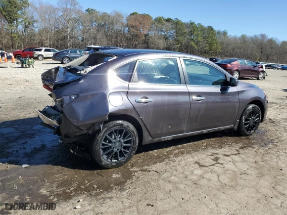 2014 Nissan Sentra S with VIN 3N1AB7AP4EL682154, listed as a Copart auction lot 46187515 with 105,570 mi miles and Salvage Title. Bid and sale history available at carsss.com. Image 3.