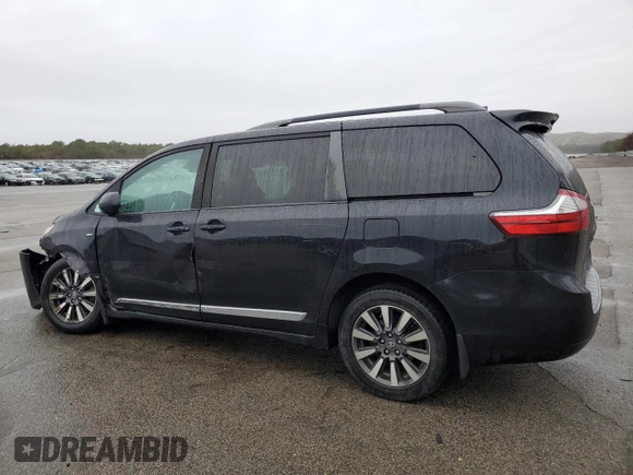 2019 Toyota Sienna LE with VIN 5TDJZ3DC5KS219388, listed as a Copart auction lot 51489465 with 162,353 mi miles and Salvage Title. Bid and sale history available at carsss.com. Image 2.