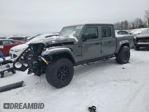 2021 Jeep Gladiator Sport S с VIN 1C6JJTAM2ML526873, выставлен на аукционе Copart как лот 45338985 с пробегом 109 672 миль миль и Списание • Salvage title. История ставок и продаж доступна на DreamBid. Изображение 1.