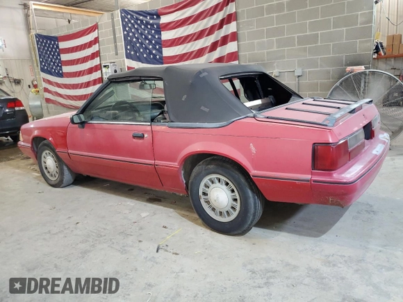1993 Ford Mustang z VIN 1FACP44M6PF147837, wystawiony jako Copart lot #53289953 z przebiegiem 67 145 mil mil oraz Nie do naprawy • Non repairable. Historia ofert i sprzedaży dostępna na DreamBid. Obrazek 2.