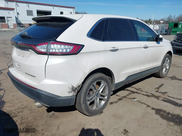 2017 Ford Edge Titanium with VIN 2FMPK3K83HBC58497, listed as a IAAI auction lot 41564810 with 167,711 mi miles. Bid and sale history available at carsss.com. Image 4.