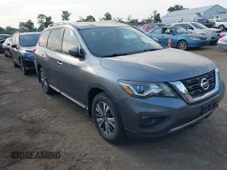 2018 Nissan Pathfinder Platinum with VIN 5N1DR2MM5JC653001, listed as a IAAI auction lot 42611771 with 141,307 mi miles and . Bid and sale history available at DreamBid. Image 1.